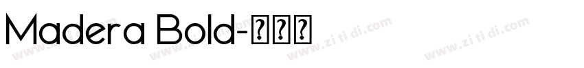 Madera Bold字体转换